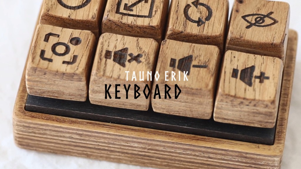 Custom Wooden Mechanical Keyboard - Tauno Erik